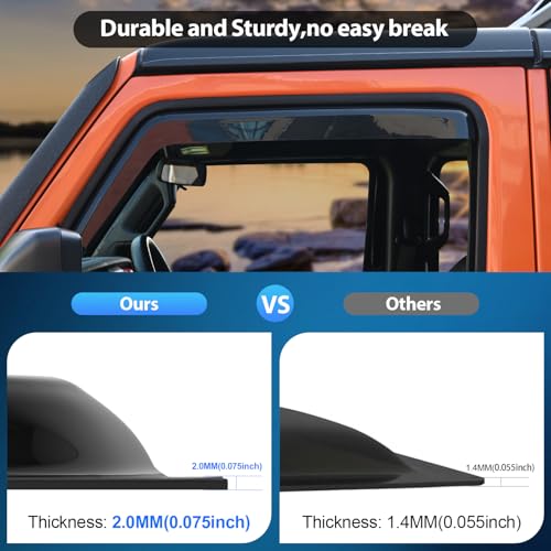 In Channel Window Deflectors for Ram 1500 2019