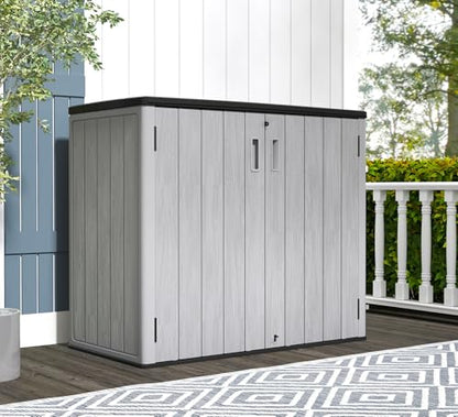 37 Cu.ft Outdoor Storage Cabinet with One Tool Kit