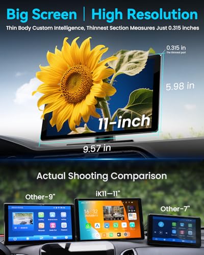 iK11 11 Inch Wireless Apple CarPlay Screen