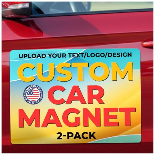 Custom Car Magnet 16x22 Inch 30 Mil 2 Pack