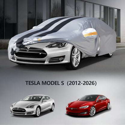 Multi Layer Car Cover Custom Fit for Tesla Model S