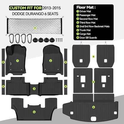 All Weather TPE Floor Mat Set for 2013