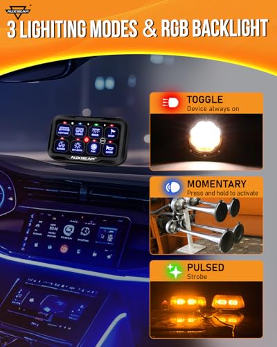 8 Gang Switch Panel Bluetooth RGB AR
