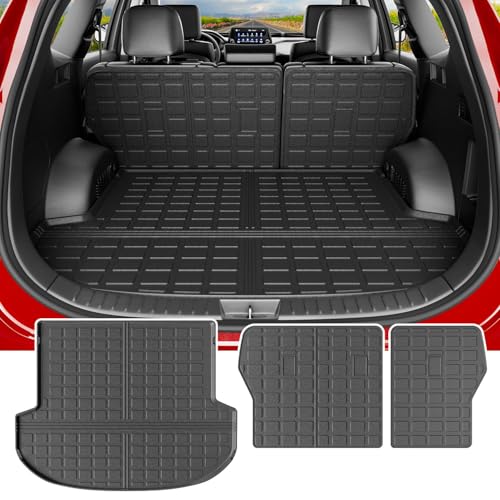 Cargo Mat & Backrest Mats Compatible with 2021 2022 2023 Santa Fe
