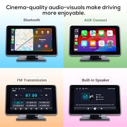 Portable Wireless Carplay Screen for Car