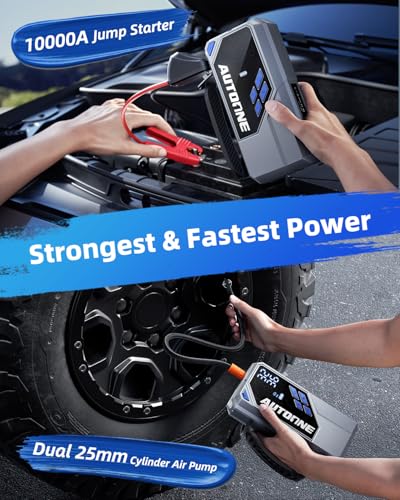 10000A Jump Starter with Air Compressor
