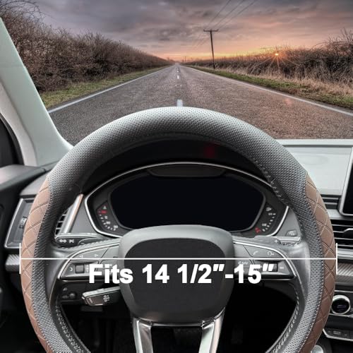 Nappa Leather Steering Wheel Cover