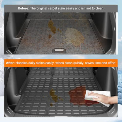 Cargo Mat with Backrest Mats Compatible with 2024