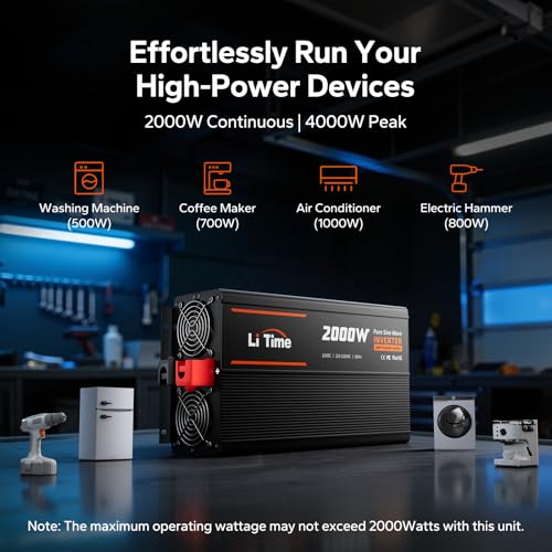 2000W Power Inverter with ATS Transfer Switch