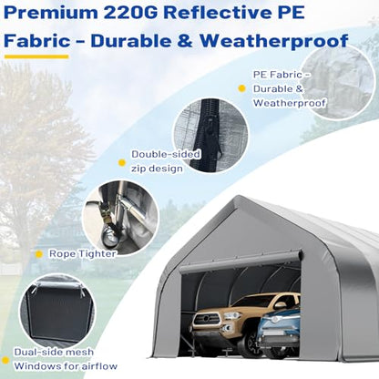20x40 FT Reinforced Heavy Duty Carport