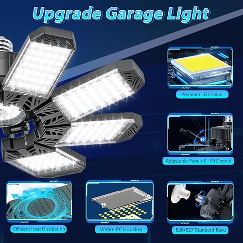 LED Garage Lights 6 Pack (6 Count)