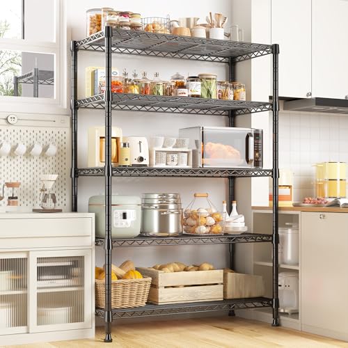 31.5" W 5 Tier Storage Shelves