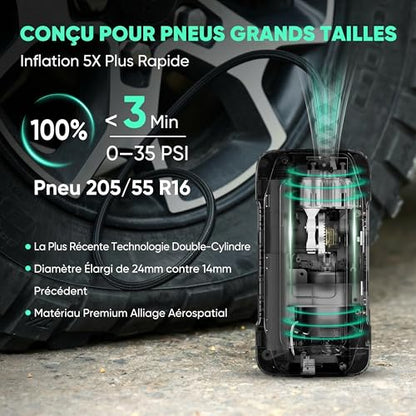 BY01 Tire Inflator Portable Air Compressor