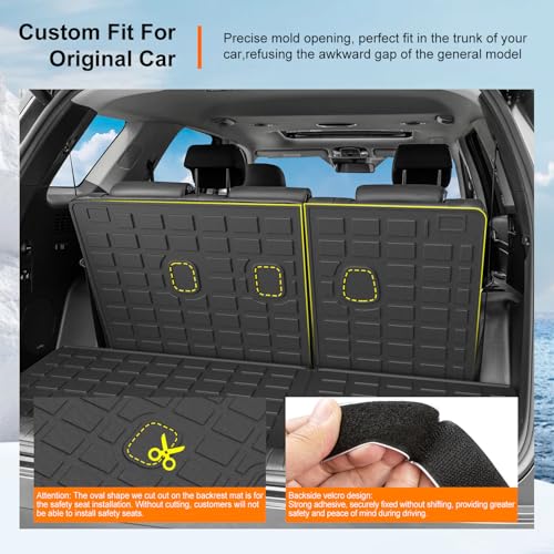 Cargo Mat with Backrest Mats Compatible with 2020