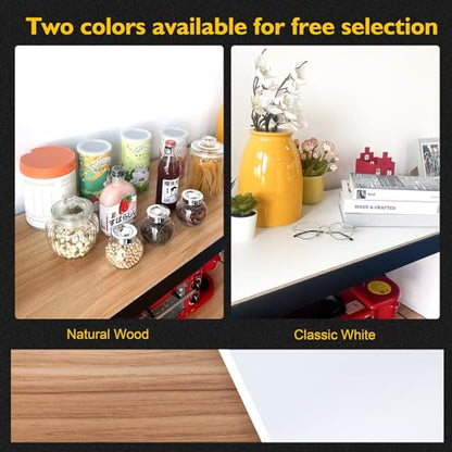 39.4" W x 15.75" D x 59" H Metal Shelving Unit Dual Color