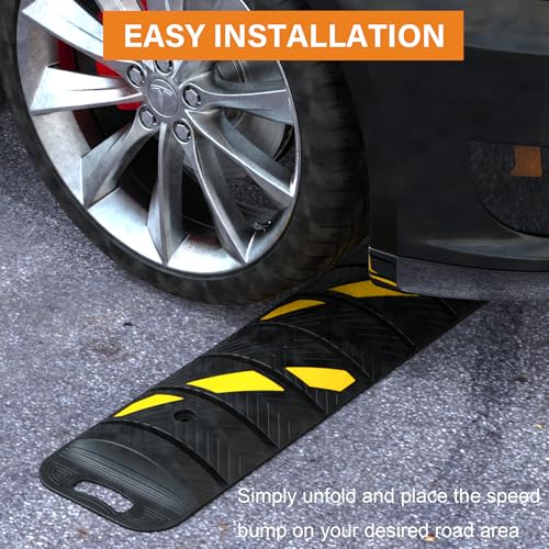 6Ft Portable Rubber Speed Bump