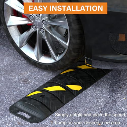 6Ft Portable Rubber Speed Bump