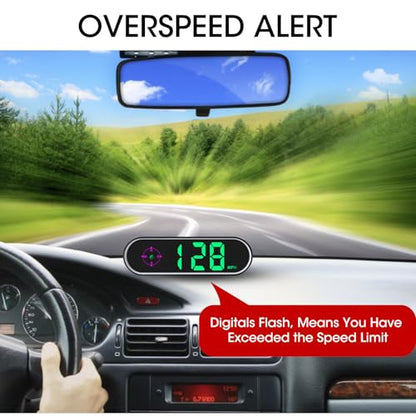 GPS Digital Speedometer for Car MPH
