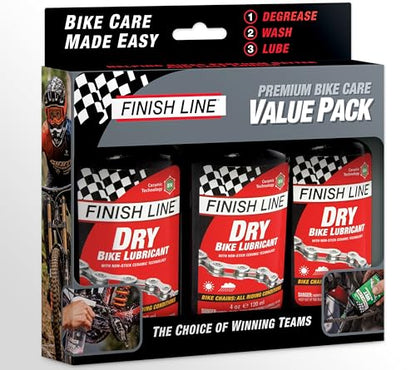 Dry Chain Lubricant Squeeze Bottle 4 oz 3 Pack (12 Ounce)