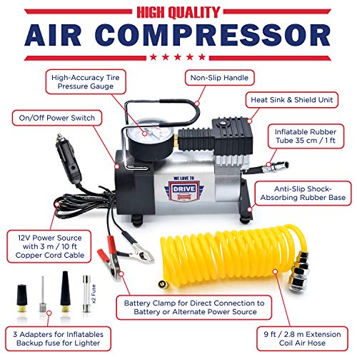 Tire Inflator Portable Air Compressor