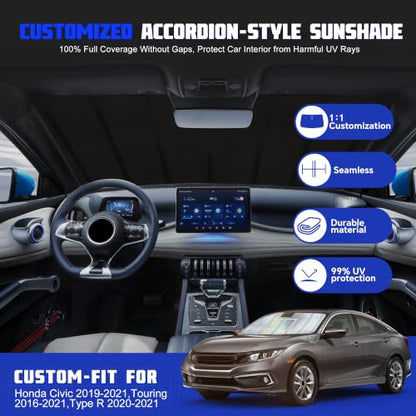 Windshield Sun Shade for Honda Civic 2019