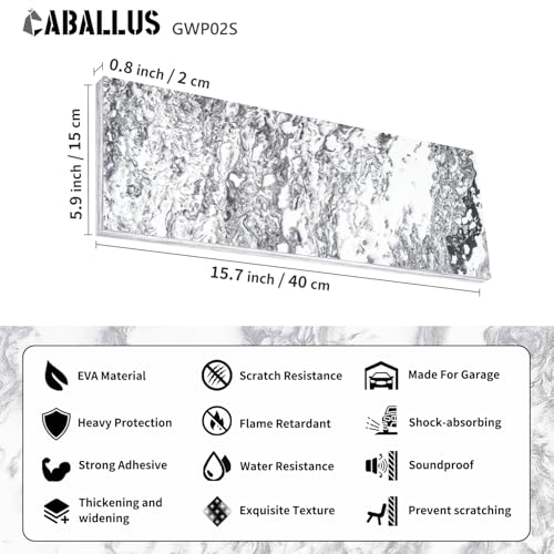 GWP02S Marble Grain Garage Wall Protector Car Door Protectors