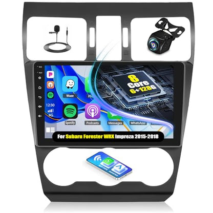 8 Core 6+128G Android 15 Car Stereo for Subaru Forester WRX Impreza 2015