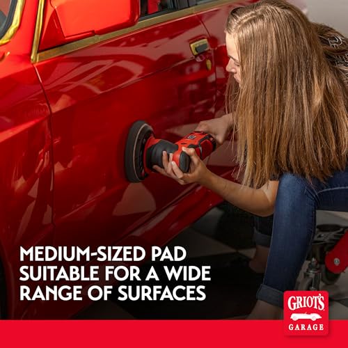 5.5" Black Foam Finishing Pads for Car Polishing and Detailing (2 Count)