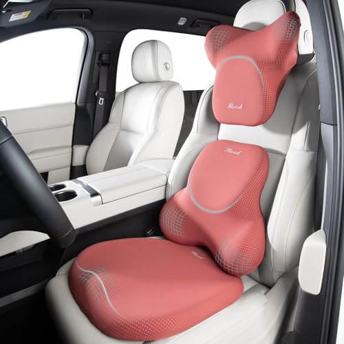 Car Seat Cushion and Lumbar Support Pillow for Office Chair Car
