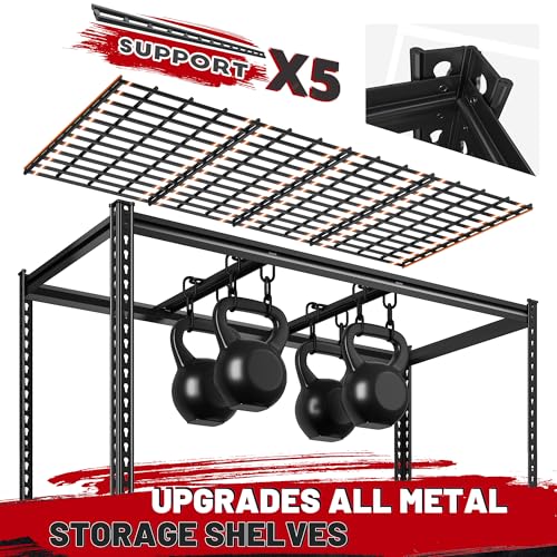 5 Tier Heavy Duty Garage Shelving for Basement Warehouse Pantry
