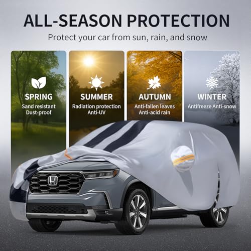 Multi Layer Car Cover Custom Fit for Honda Pilot