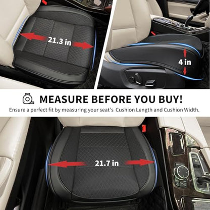 1 Pack Black Ventilated Cooling Mesh Bottom Car Seat Covers