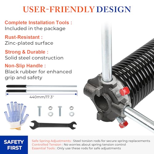 Pair of 2" Garage Door Torsion Springs
