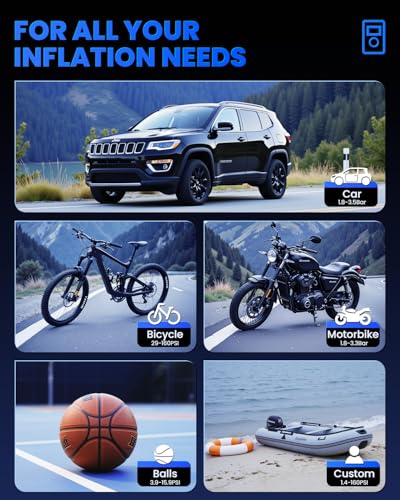 Tire Inflator Portable Air Compressor