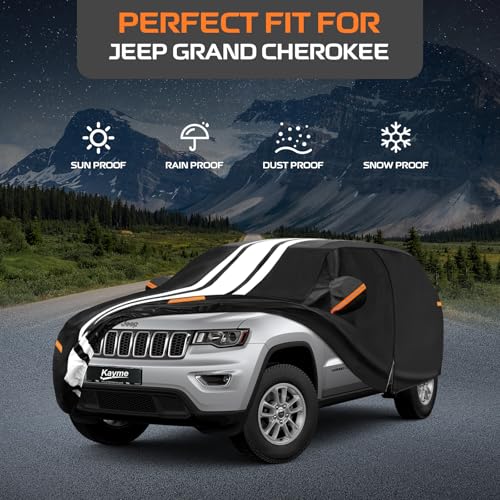 Jeep Grand Cherokee Car Cover Waterproof All Weather for Automobiles