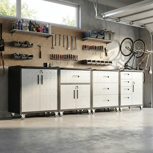 Garage Tool Cabinet Set (4 Count)