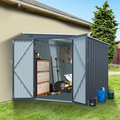6x8FT Metal Shed