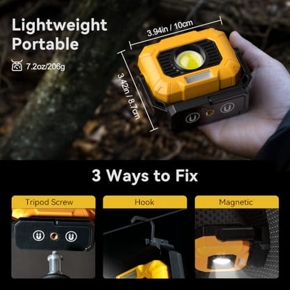 2 Pack Magnetic Work Lights (2 Count)