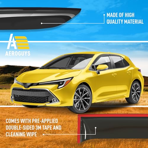 Extra Durable Window Deflectors Tape (4 Count)