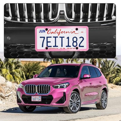 4 Holes Stainless Steel License Plate Frames