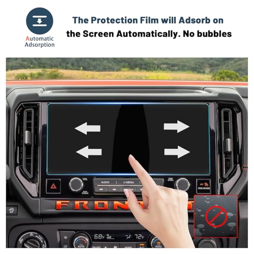 Screen Protector for Nissan Frontier 12.3" GPS Display Touchscreen 9HD Anti