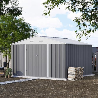 10x10 FT Metal Storage Shed