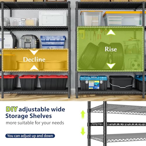 52.36" W Storage Shelves (5 Count)