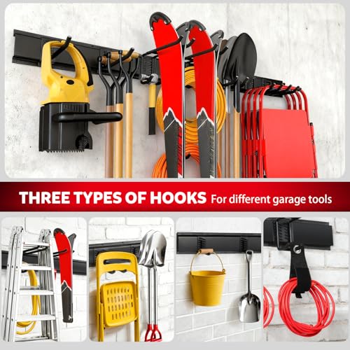 64 Inches Garage Tool Organizer Wall Mount