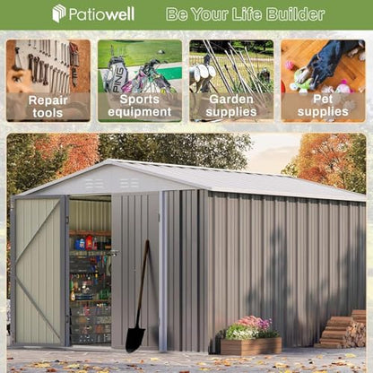 8x10 FT Outdoor Storage Shed