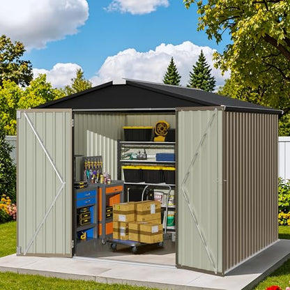 8x8 FT Outdoor Storage Shed
