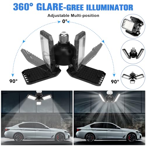 LED Garage Lights for Garage LED Bay Lighting (2 Count)