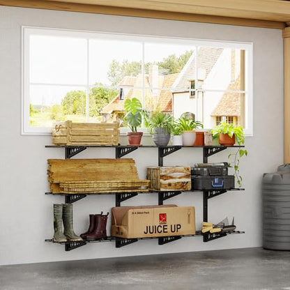 3 Tier 1x3ft Garage Storage Wall Shelving