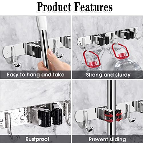 Broom Holder Wall Mount