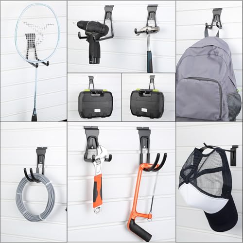 36 Pcs Slatwall Hooks & Hangers